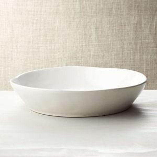 Marin White Stoneware Centerpiece Bowl