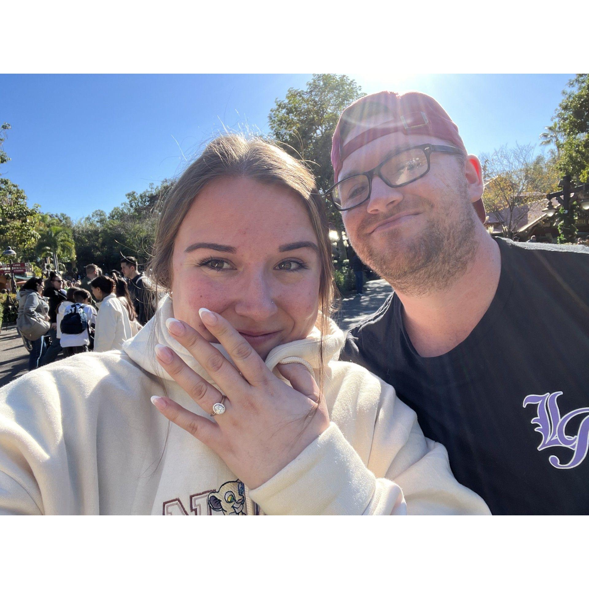 Second Disney trip.... and our engagement!!!!! Dec 19, 2023.