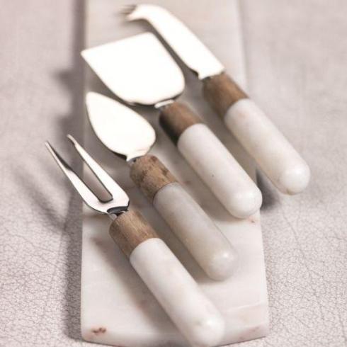 Zodax ~ Marble and Wood Cheese Tools (Sold as Each), Price $13.95 in Tupelo, MS from Elizabeth Clair's