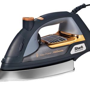 SharkNinja - Shark Professional Steam Iron, Garment Steamer with Fabric Selector, Auto-Shut Off and Stainless Steel Soleplate, 1800 Watts (GI505), Gold