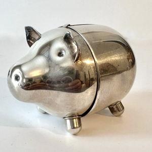 Napier Silver Plate Piggy Bank