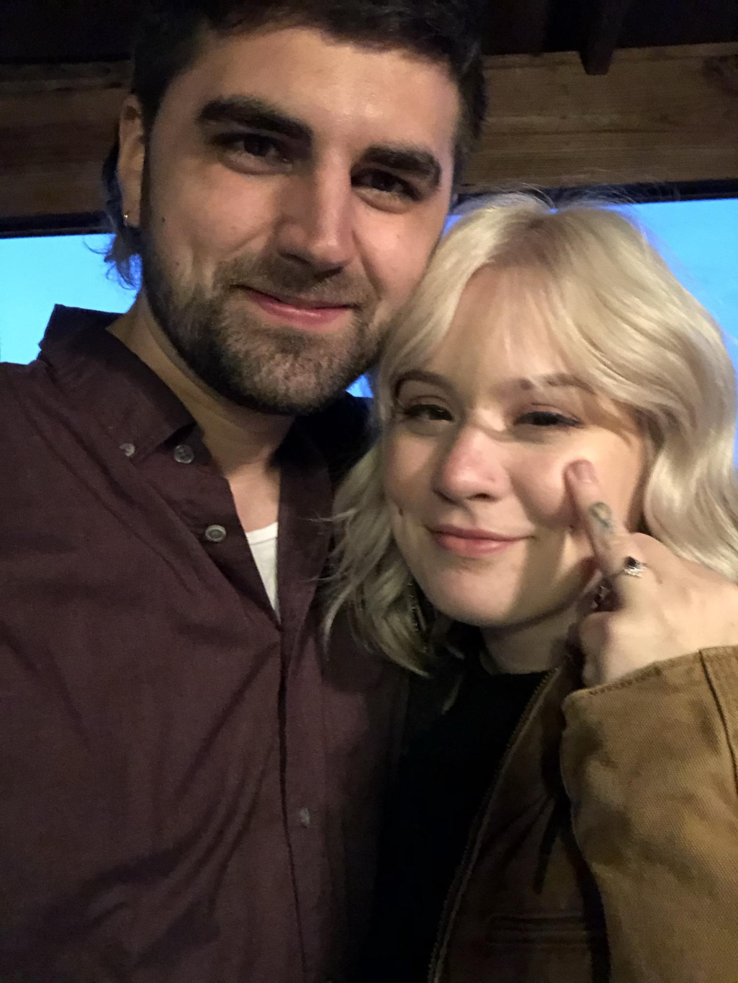 the night we got engaged!