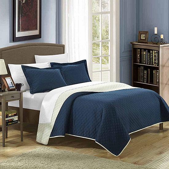 Chic Home Teresa Reversible Quilt Set