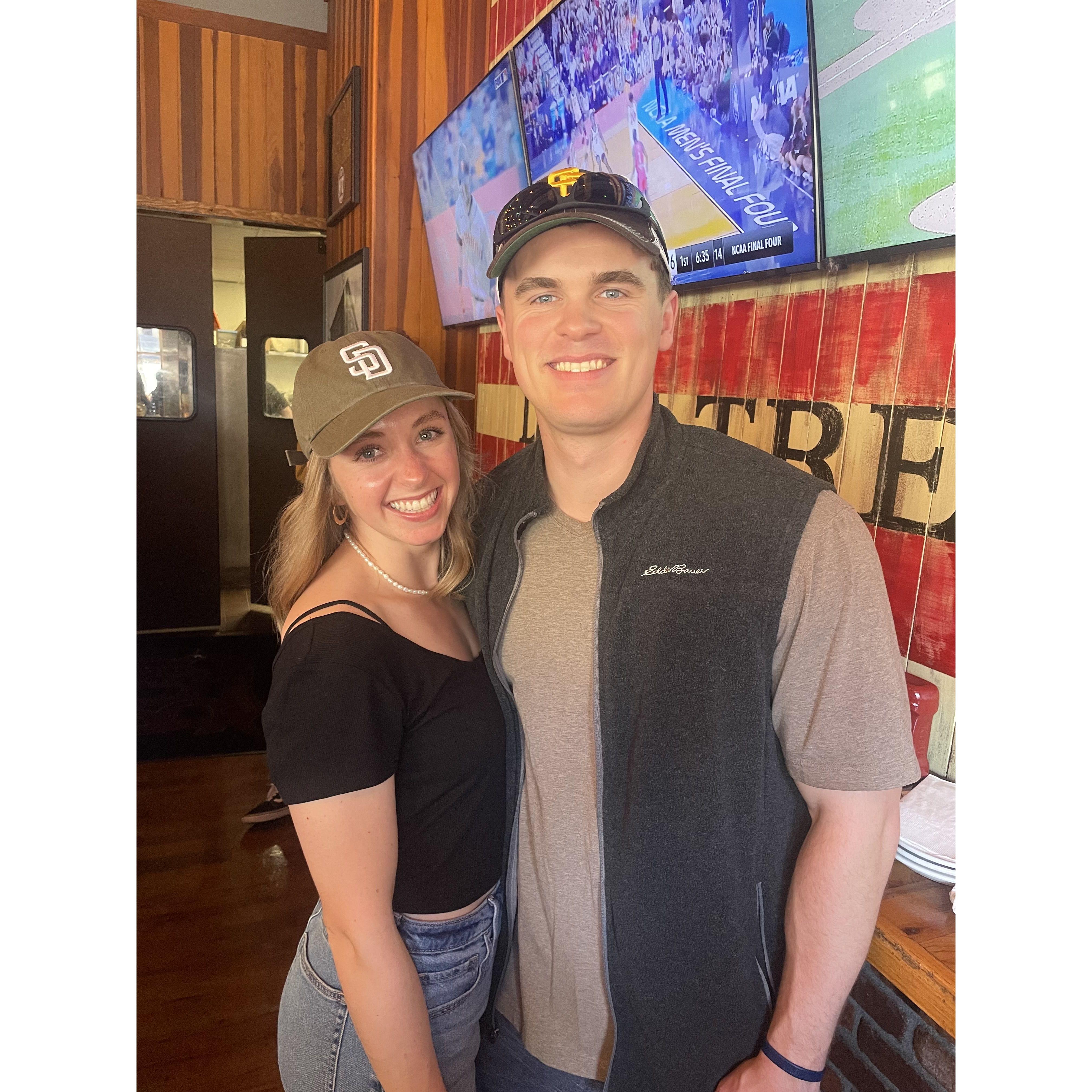 April 2023 - Padres fans for the day!
