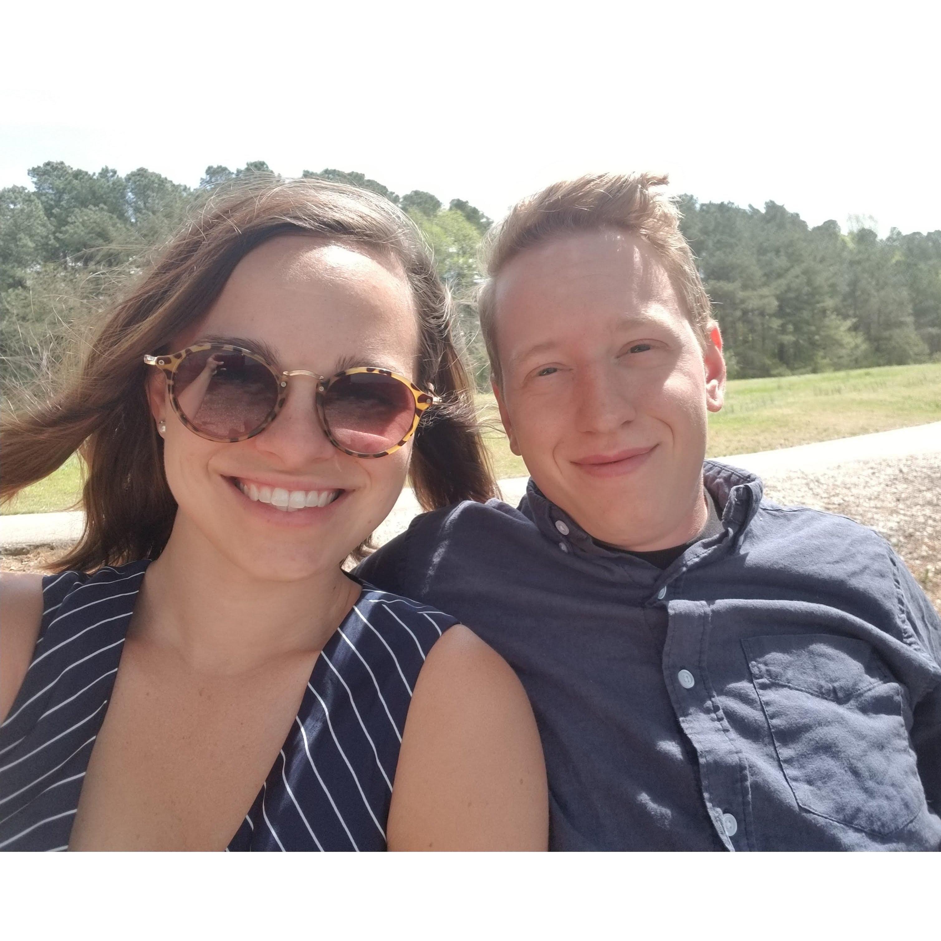After some apartment hunting in Raleigh, we took a break at Lynn Lake!