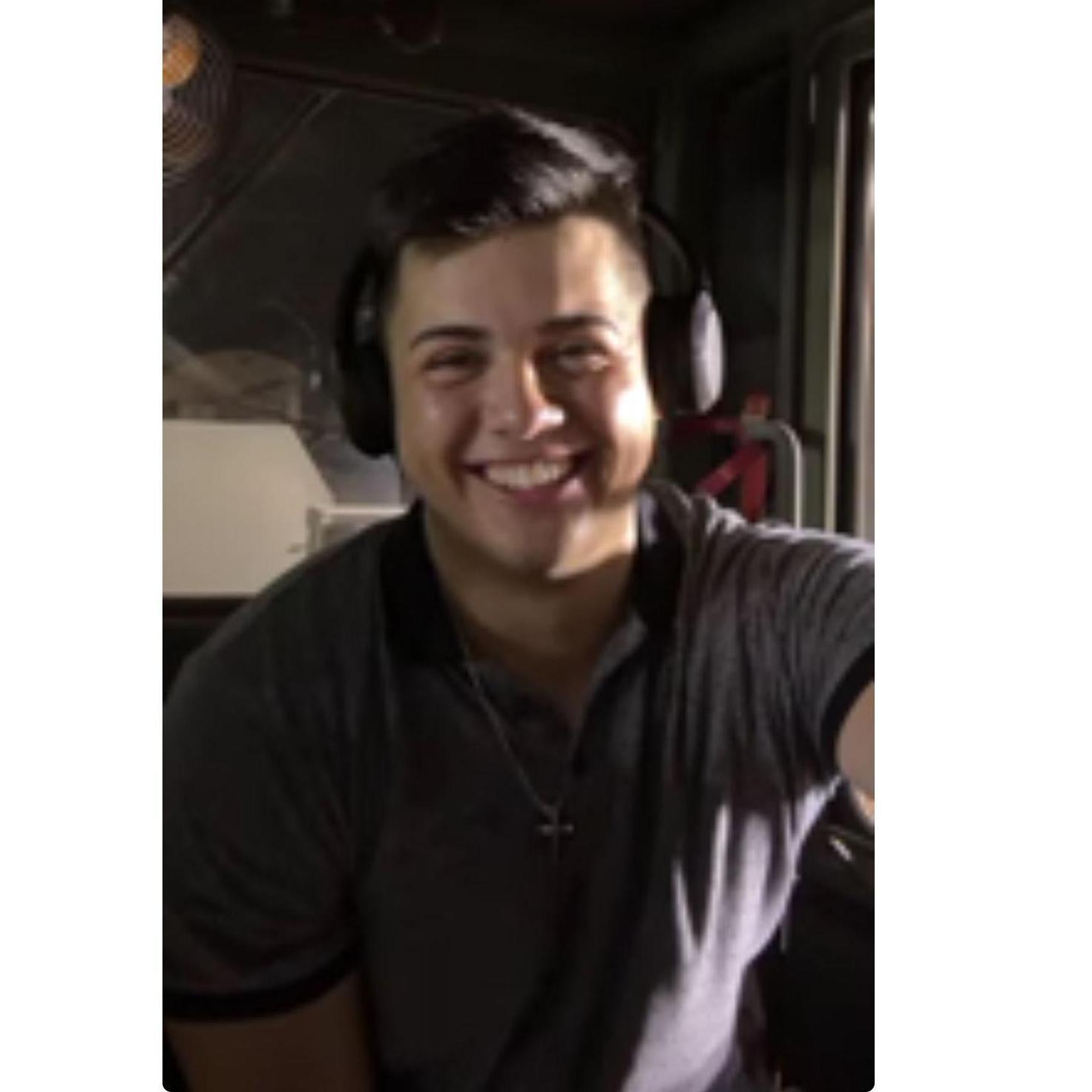 Talking with Andrew while he was deployed.