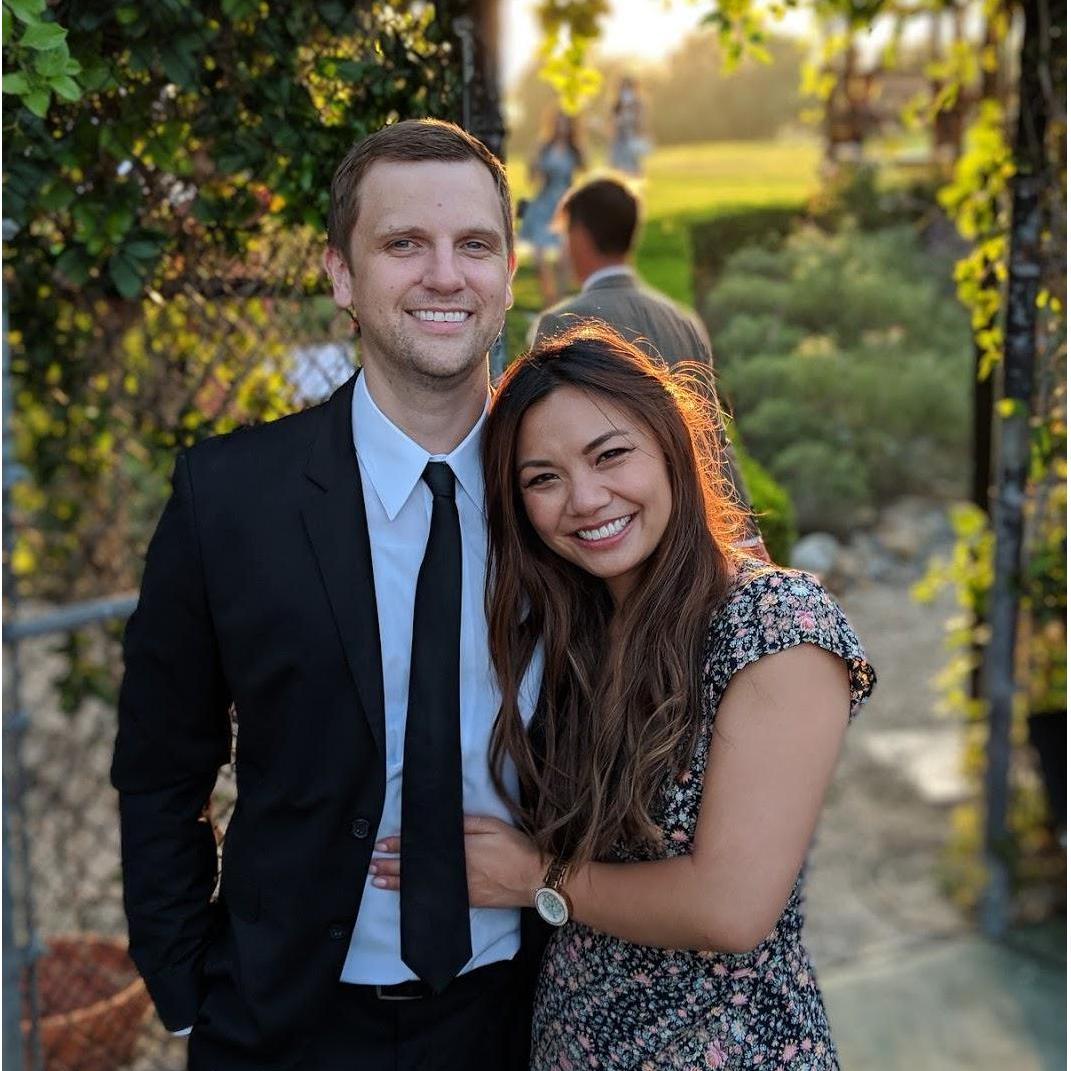 Catching a sunset photo at Max and Mer's incredible wedding!