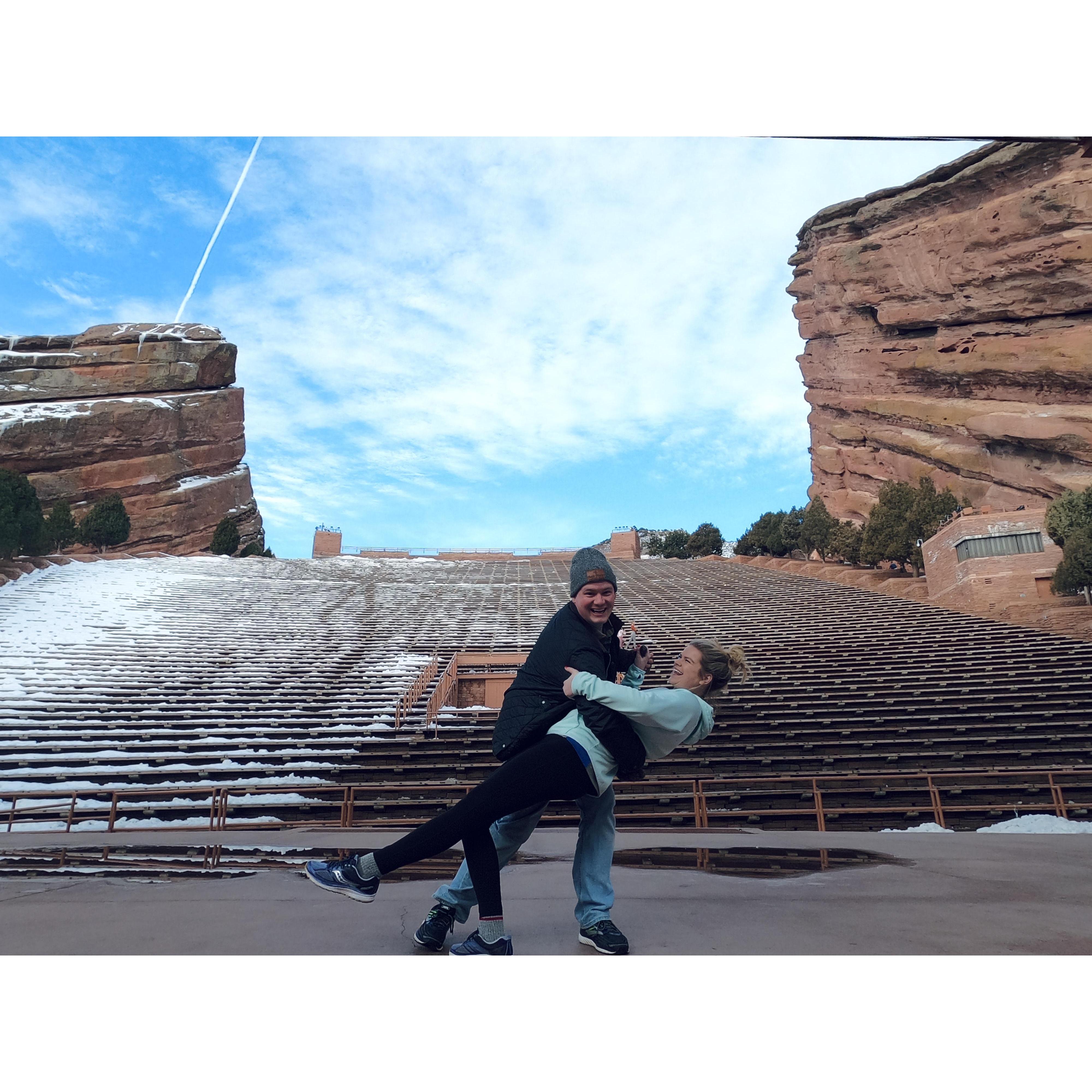 That time we had Red Rocks all to ourselves