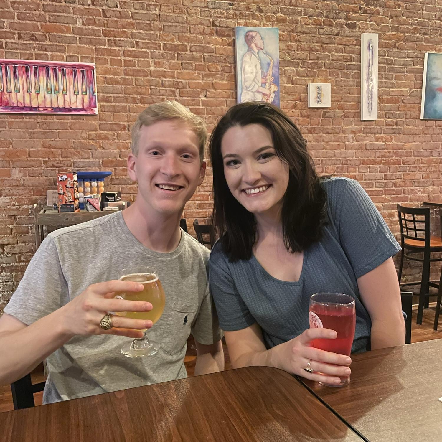 April 14, 2022
Lila's 23rd Birthday! Will planned a surprise party with all of her friends in downtown Anderson. Fun Fact: Will and Lila's Birthdays are just 8 days apart!