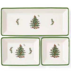 Christmas Tree 3-Piece Nesting Tray | Spode