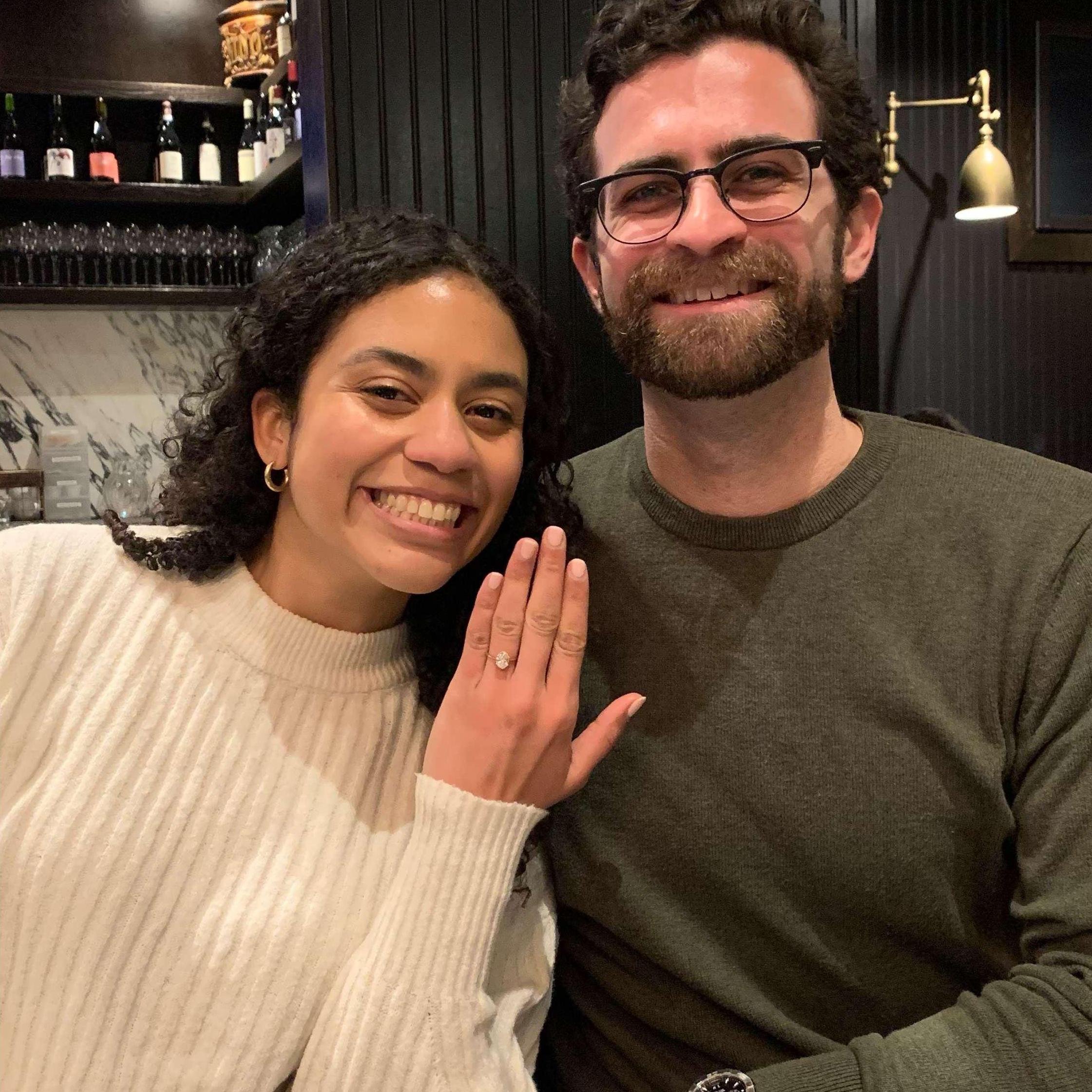 the day we got engaged!