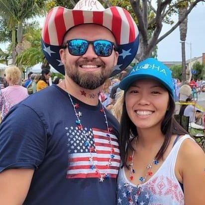 Celebrating July 4th in Huntington Beach