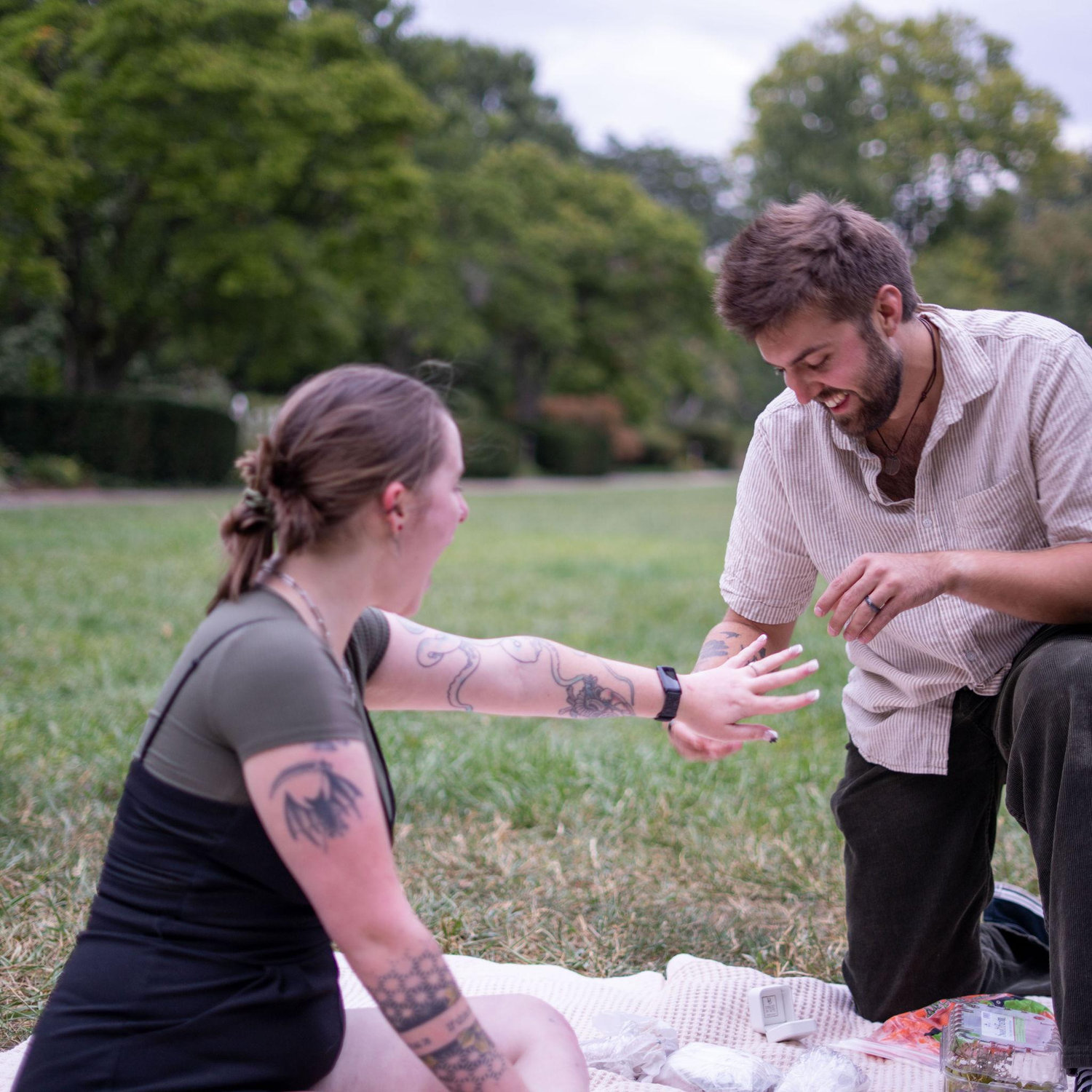 Marcel's proposal at Ault Park