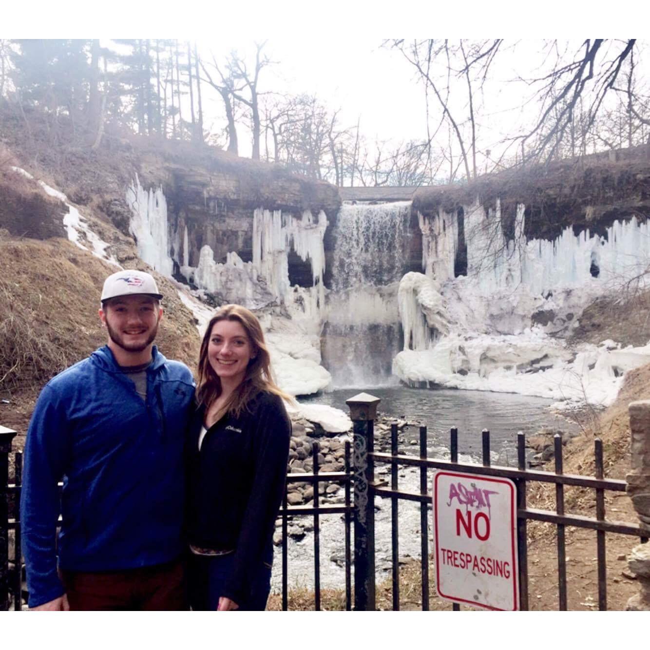 Derek took me to Minnesota, to ask me officially to be his girlfriend.  March, 2017