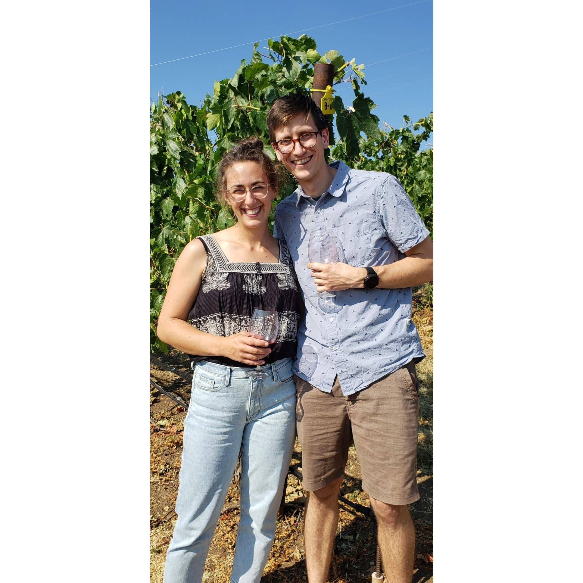 Wine tasting in Ashland, Oregon, 2019!