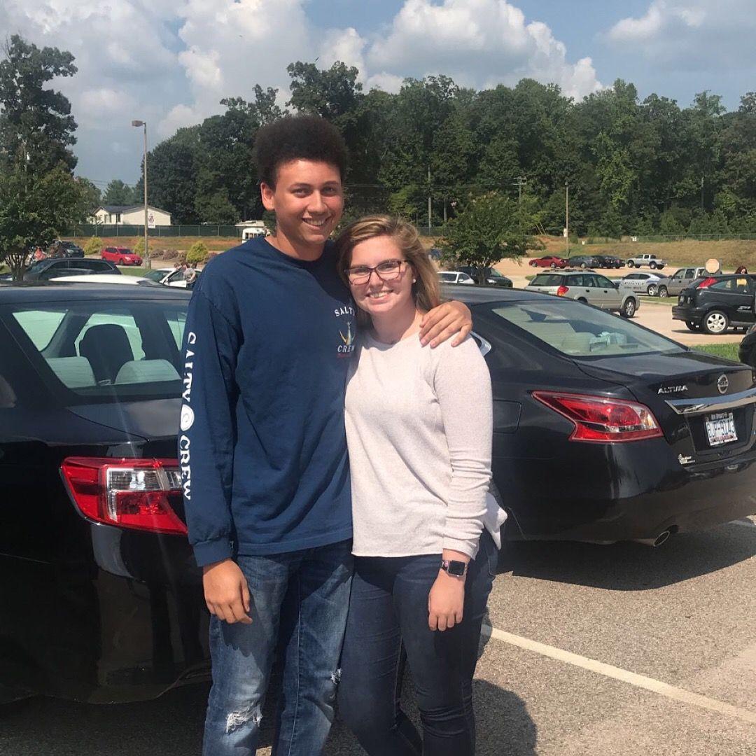 1st day as Seniors in High School, August, 2018.