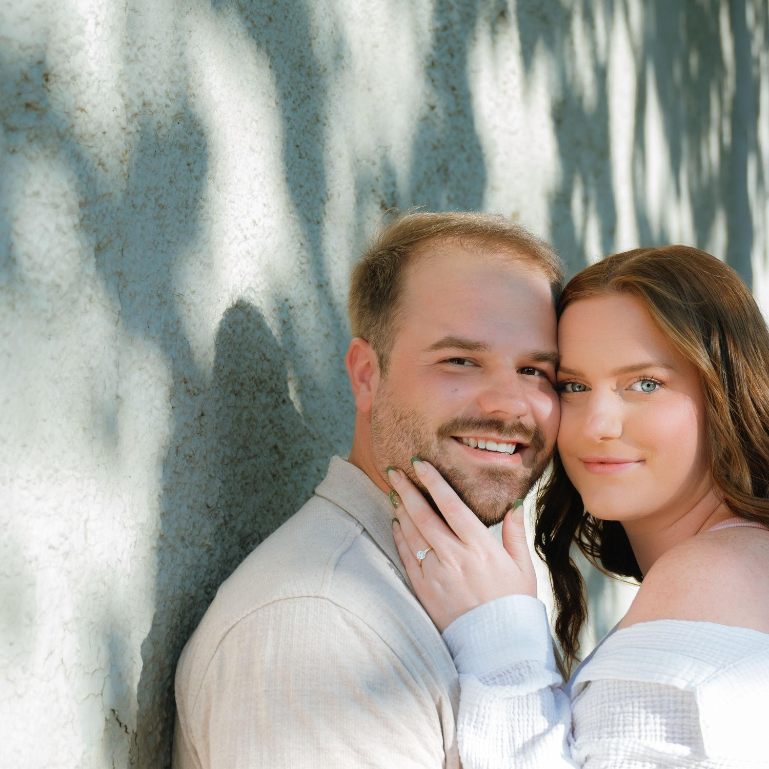 Engagement photo shoot with our wedding photographer! Some were taken in Uptown Normal (like this one) which is where Clay and I had our first date!