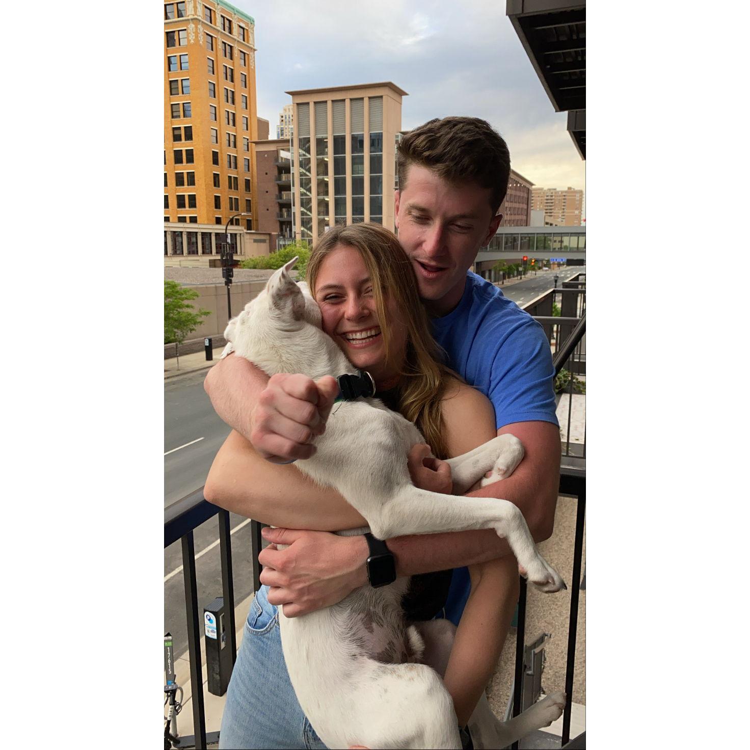 A year of long distance meant plenty of Minneapolis visits - 2021