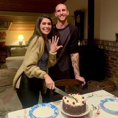 The happiest couple there ever was.