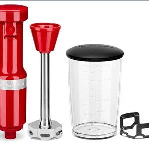 KitchenAid Variable Speed Corded Hand Blender KHBV53, Empire Red