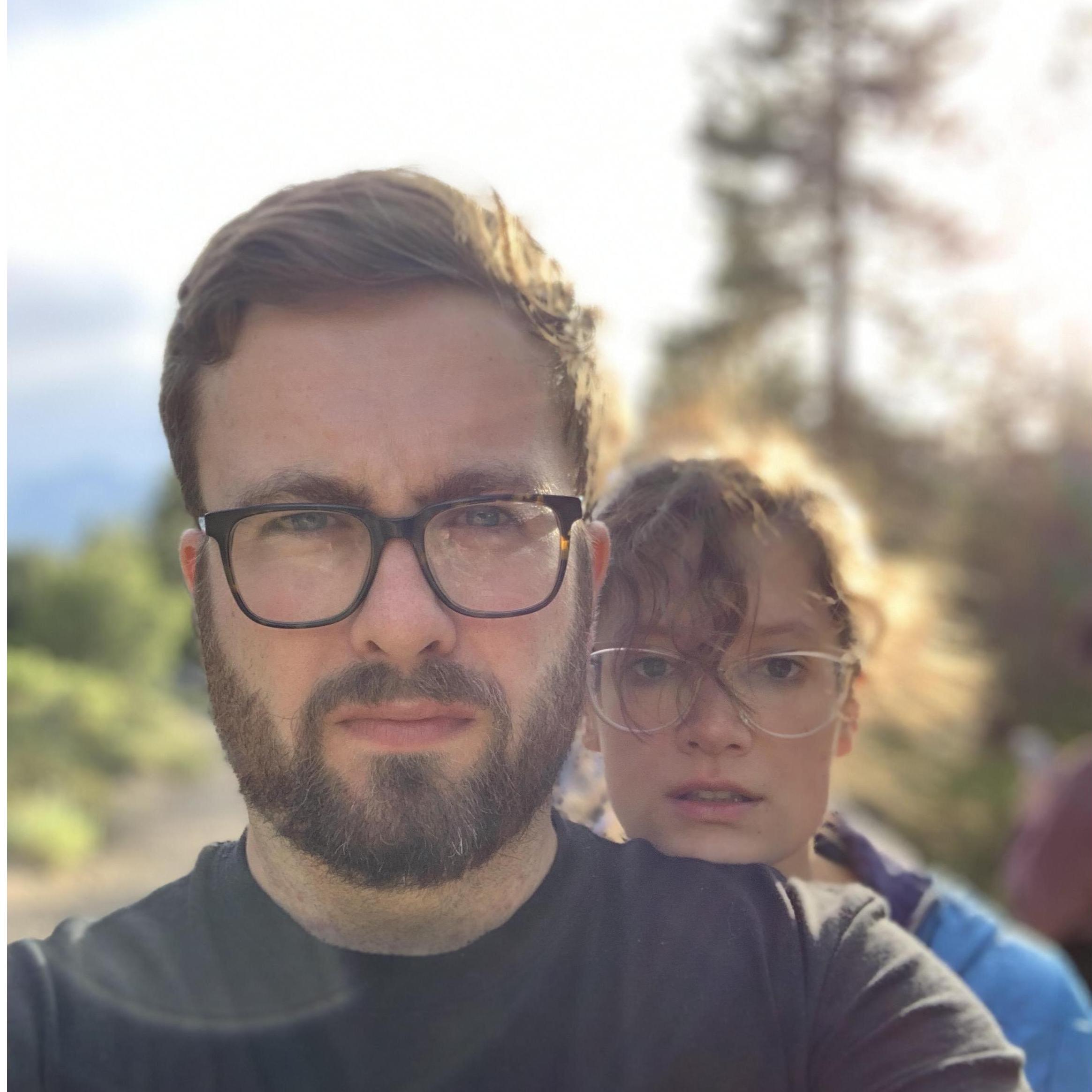 Golden hour in California.