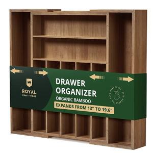 Luxury Bamboo Kitchen Drawer Organizer