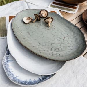Burlington Oval Platter Moss Glen + Dove