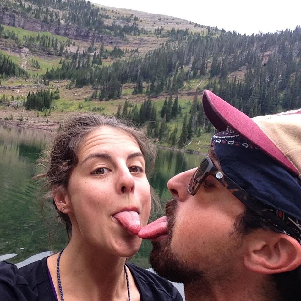 Silliness in Waterton International Peace Park, Canada
