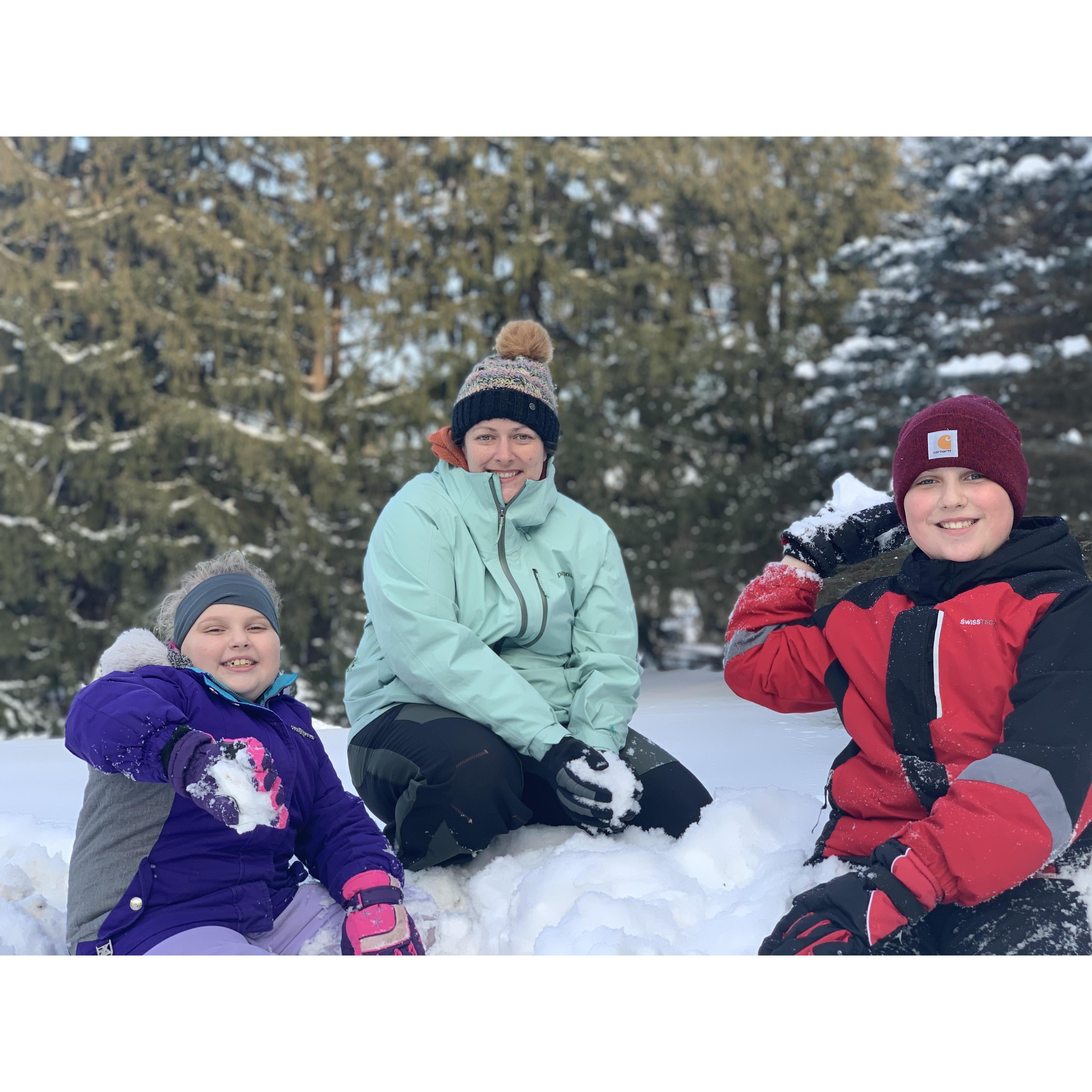 If there is fresh snow, there is fun to be had!