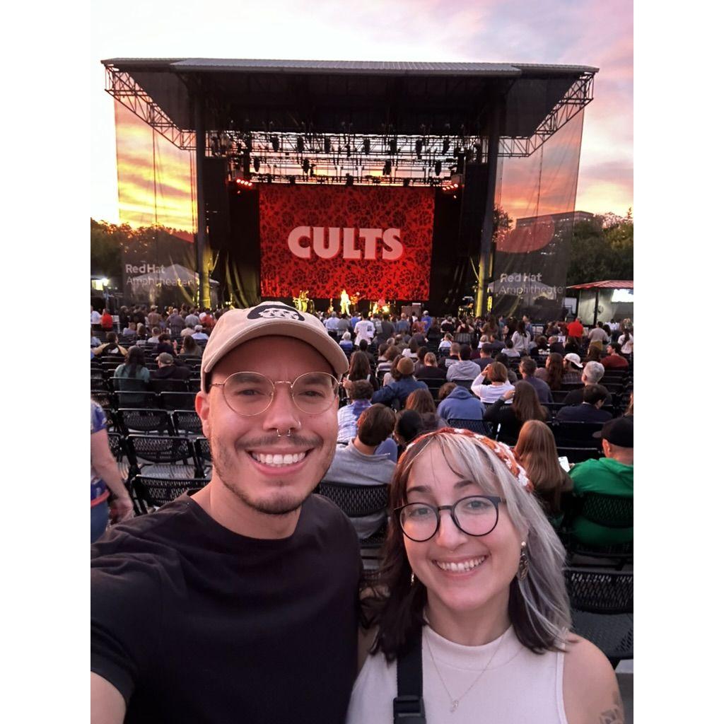 As a birthday gift, Jazzy got us tickets to see Cults and Vampire Weekend live in Raleigh | October 2024