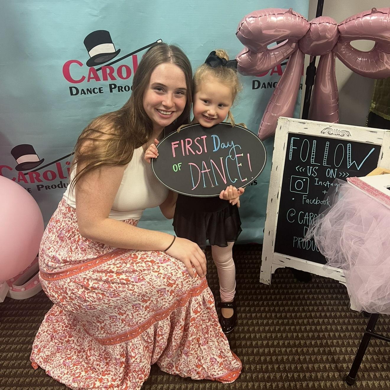 Brynlee's first day of dance