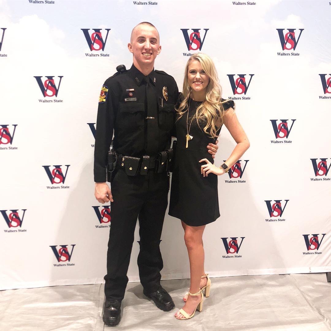 Christopher's graduation from Walter State's police academy in 2018!