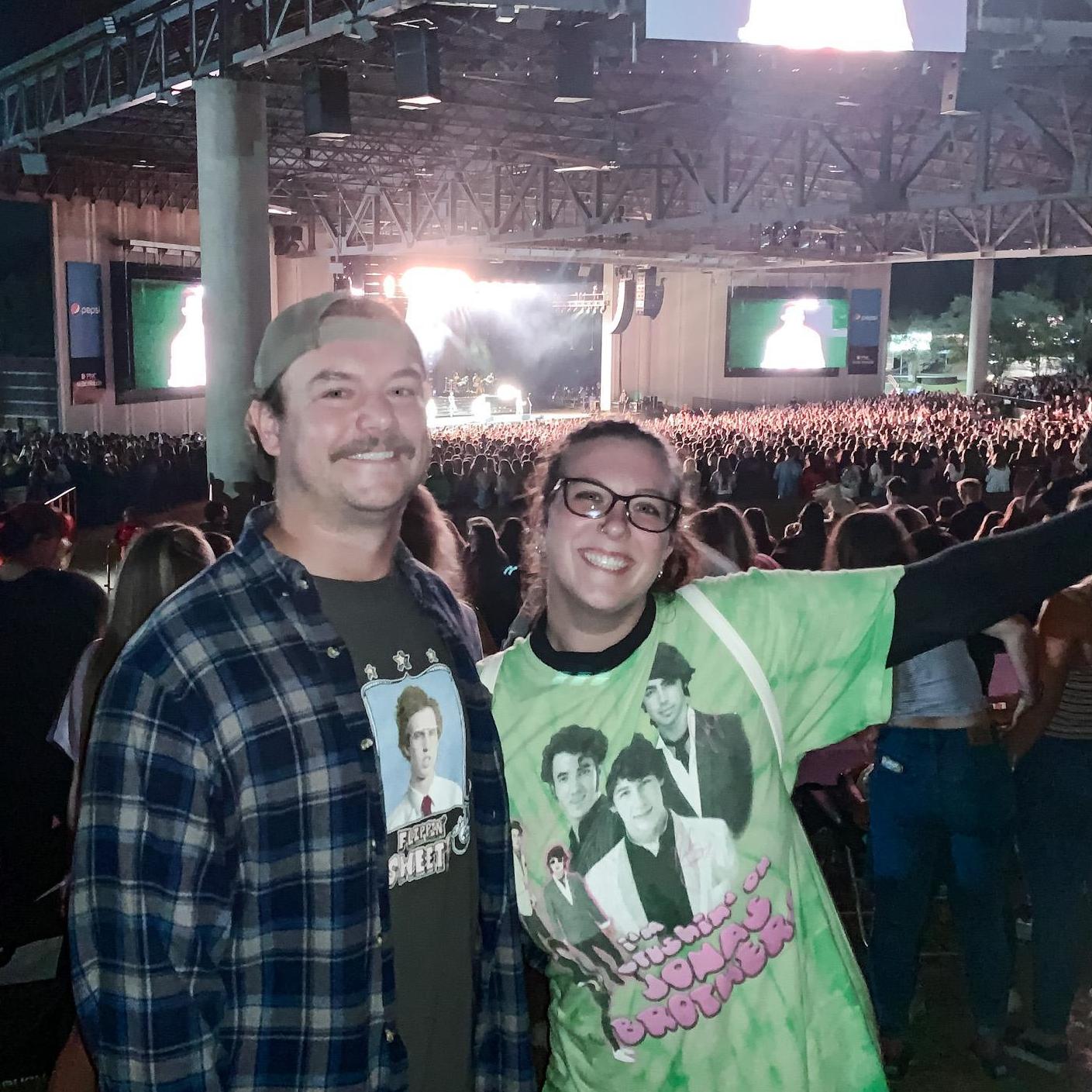 Jacob's first (of many to come) Jonas Brother's concert