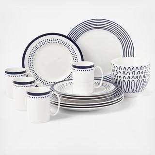 Charlotte Street 16-Piece Dinnerware Set, Service for 4