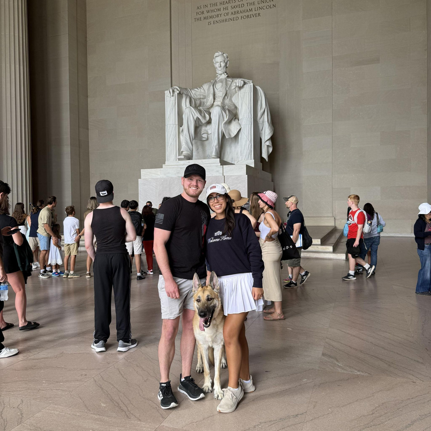 Visiting our good friend, Abe! What a guy - August 2025
