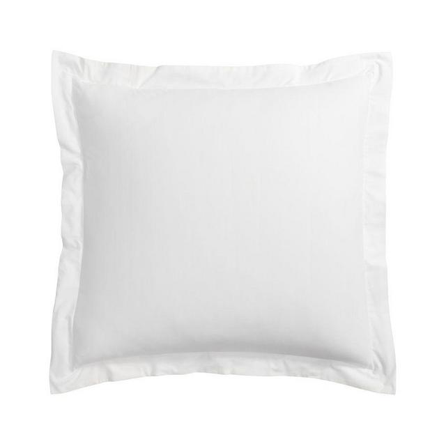 White Everyday Percale Sham, Euro