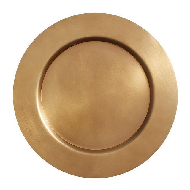 Bleecker Metal Charger Plate - Gold