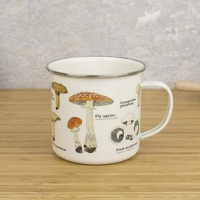 Gift Republic GR270058 Mushroom Enamel Mug, Multi