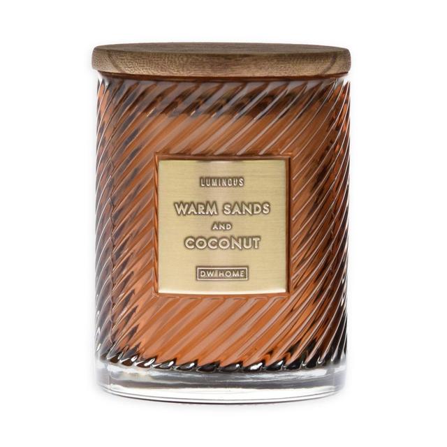 17 Oz. Warm Sands & Coconut Scented Spiral Candle
