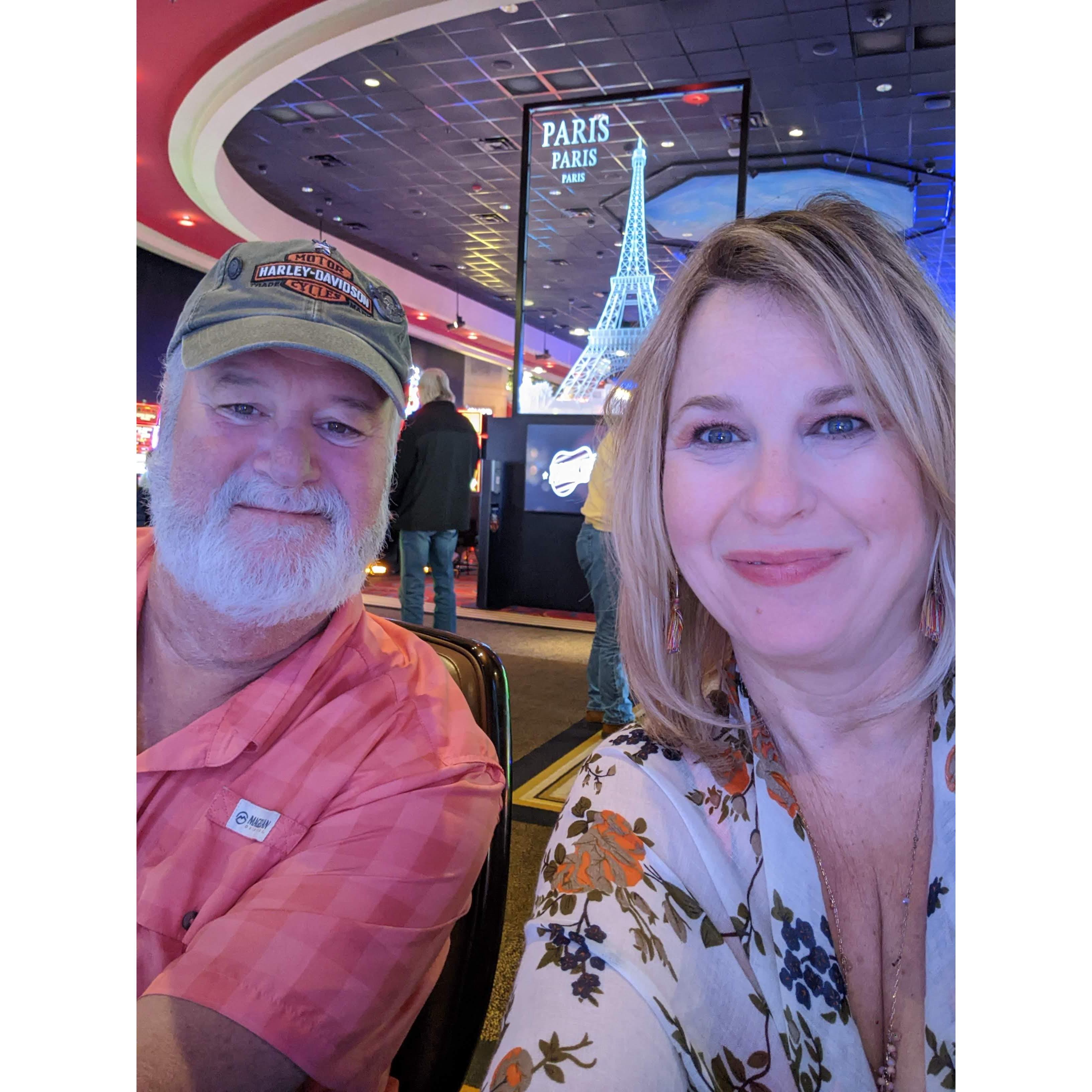 Having some at Winstar.