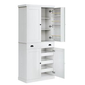 IRONCK Kitchen Pantry Cabinet (White)