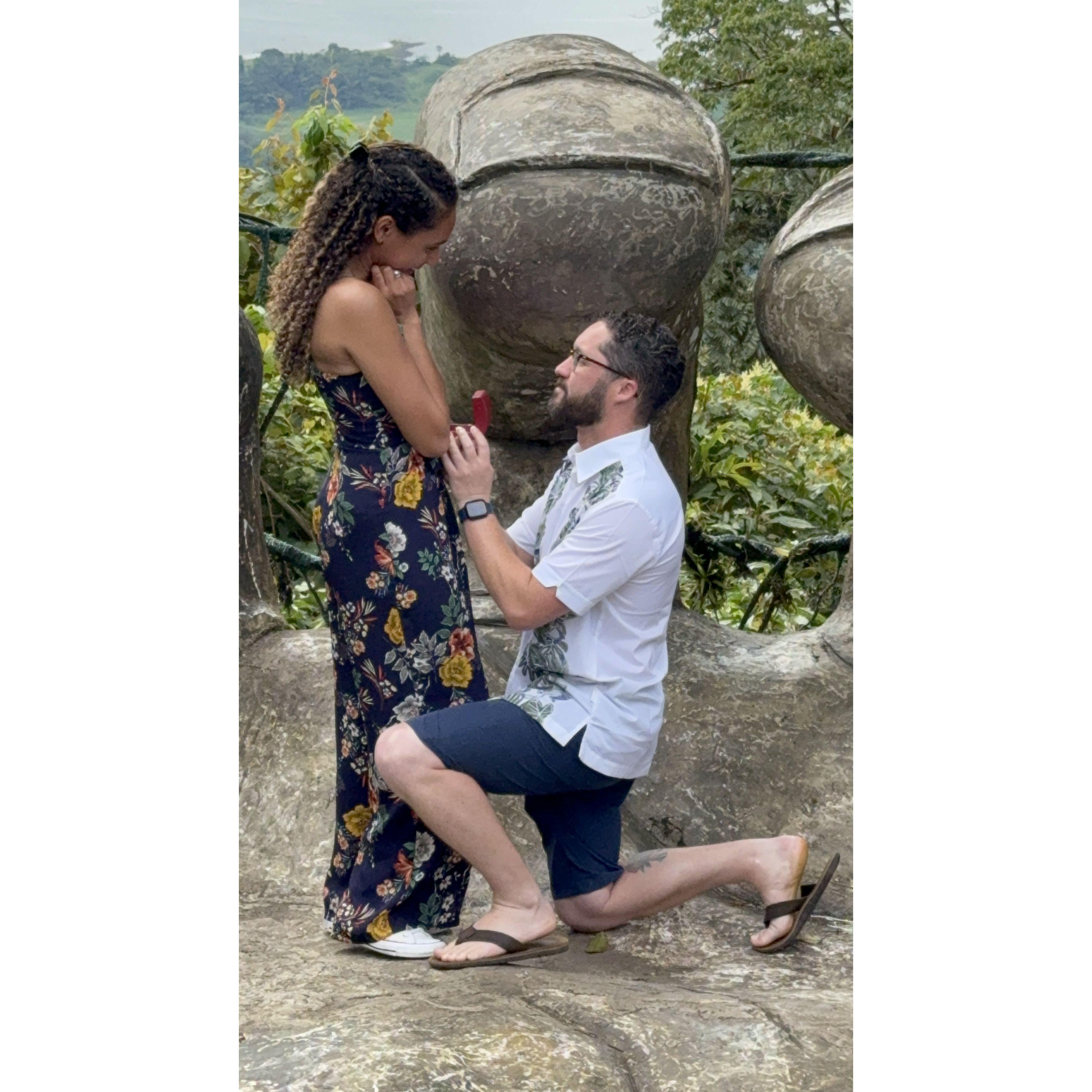 When Rachel said YES!