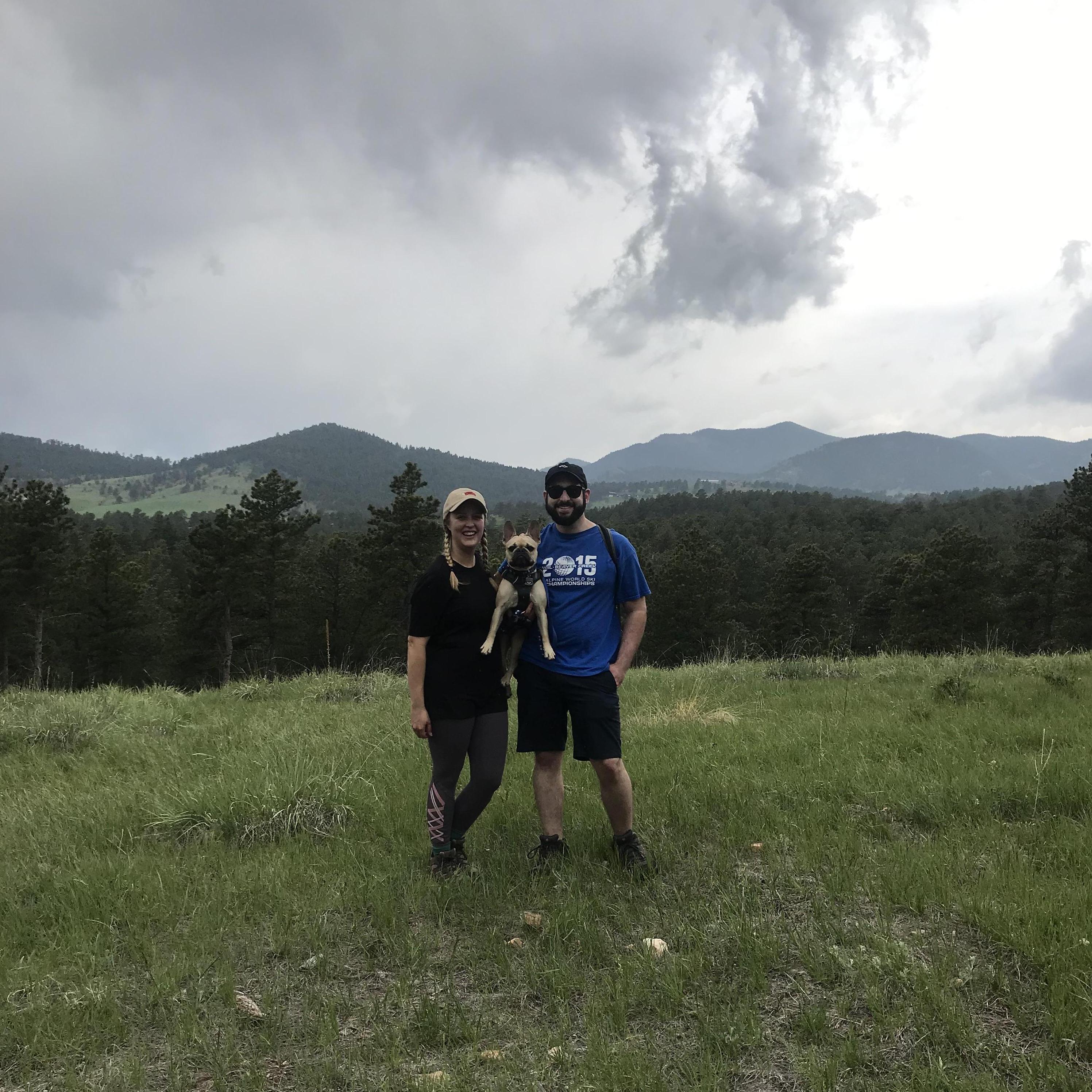 Rainy hikes in Golden.