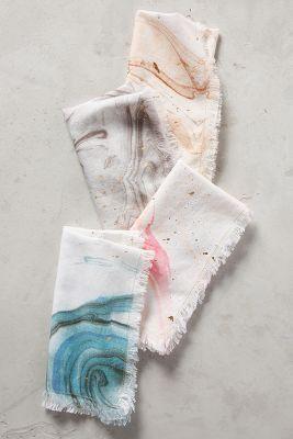 Marbled Napkin - Set of 12