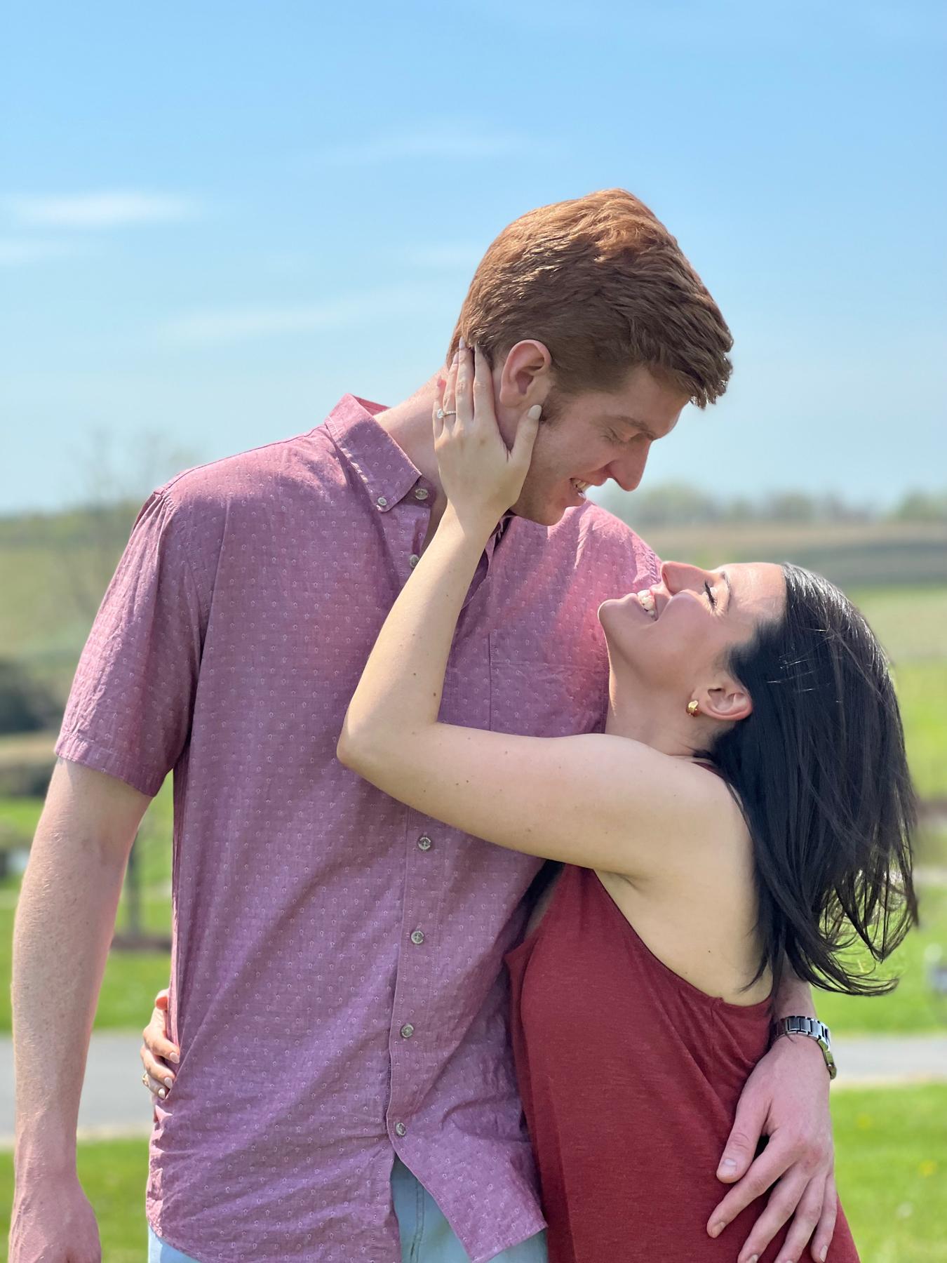 Our engagement celebration at Stone Tower Winery