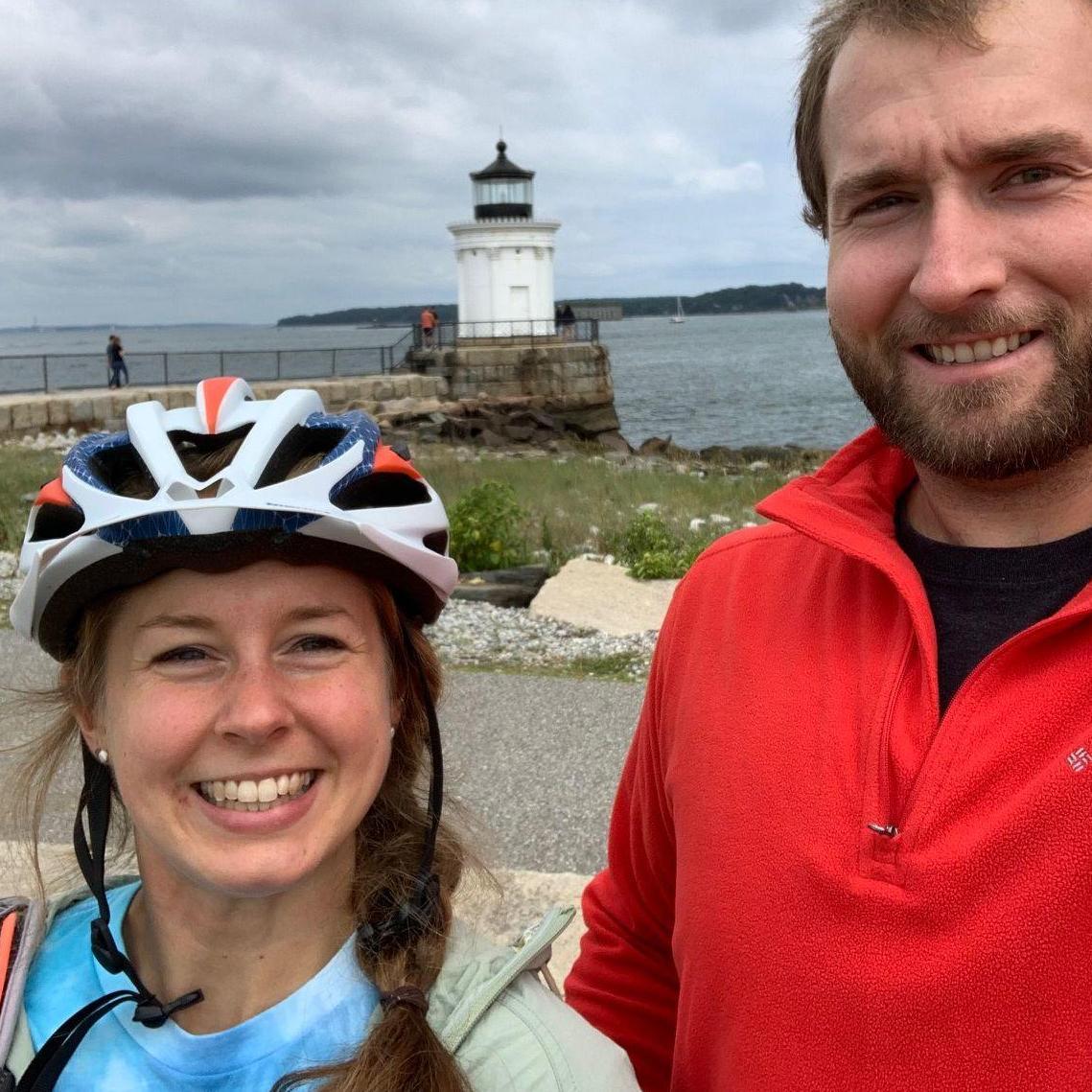 We love biking in Maine