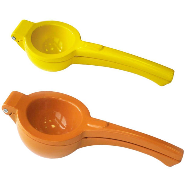 BergHOFF CooknCo 2Pc Aluminum Citrus Squeezer Set, Lemon and Orange