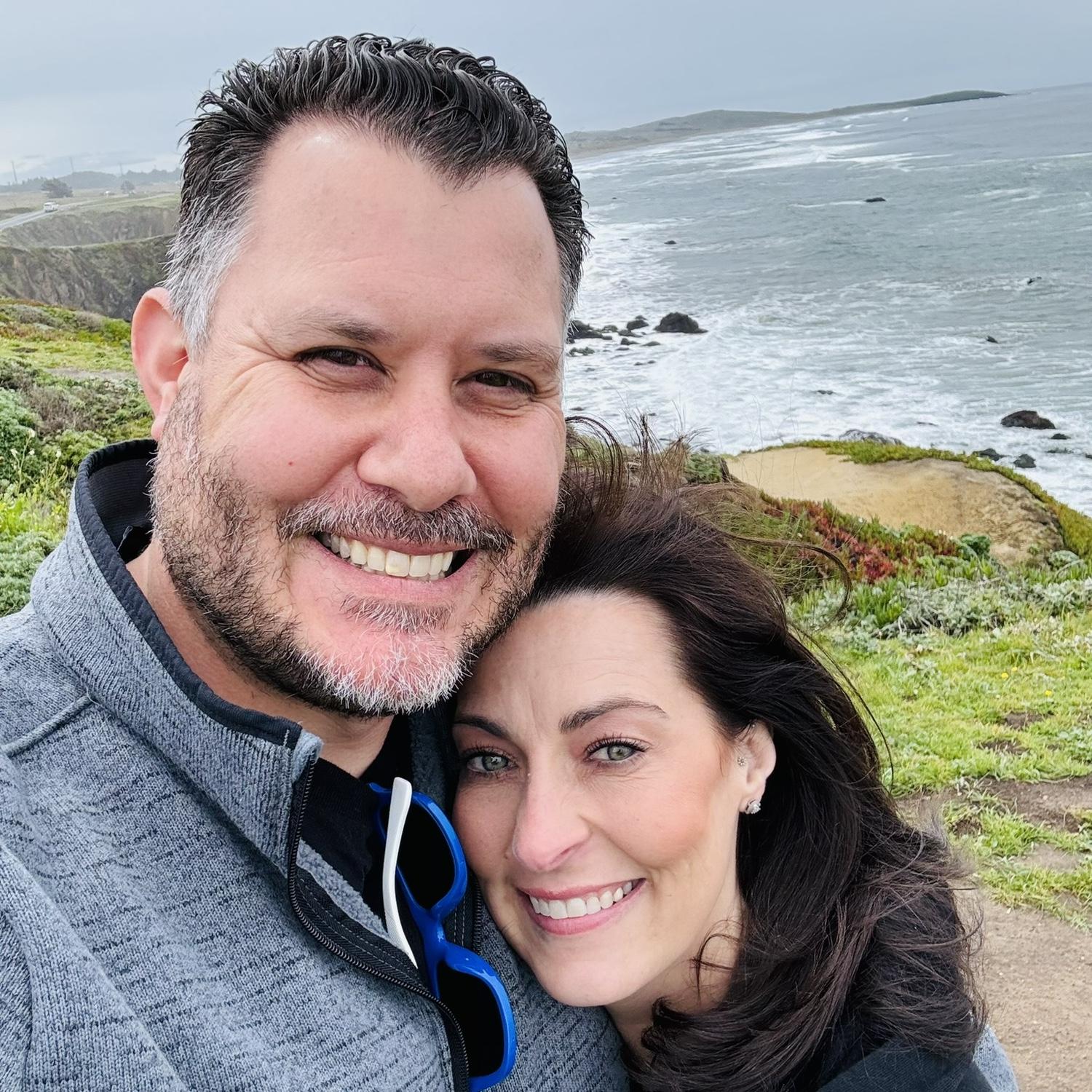 Us at Goat Rock beach