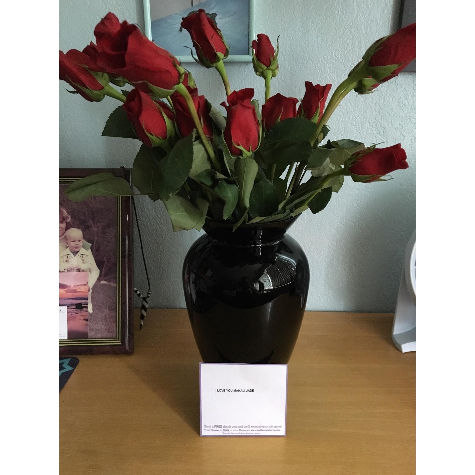 Beautiful red roses for Vday!