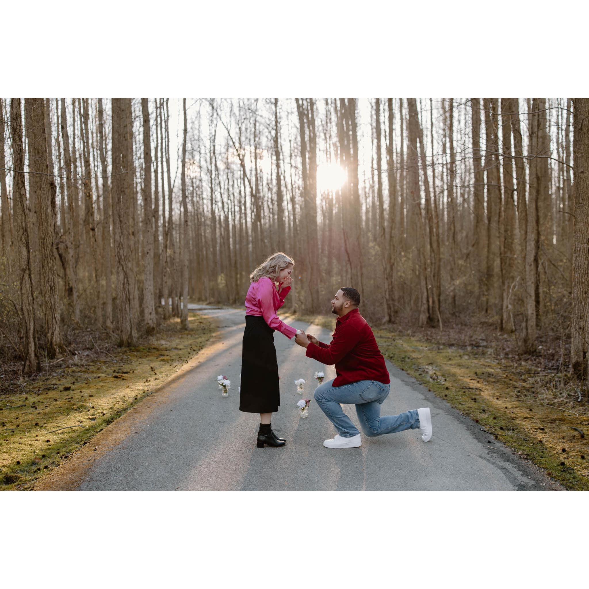 She said yes!